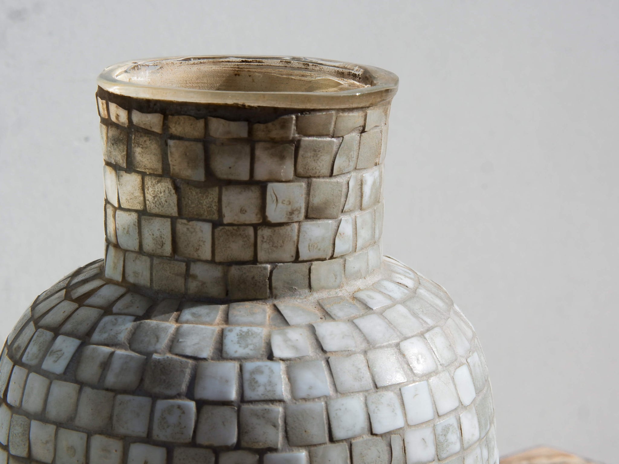 Vaso in vetro mosaico cod.VMV70 – etnikó by crosato