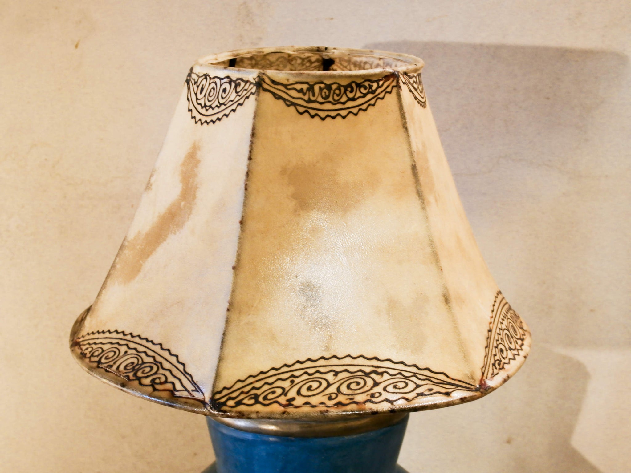 Lampada con vaso tadelakt Marocco cod.LVT1 – etnikó by crosato